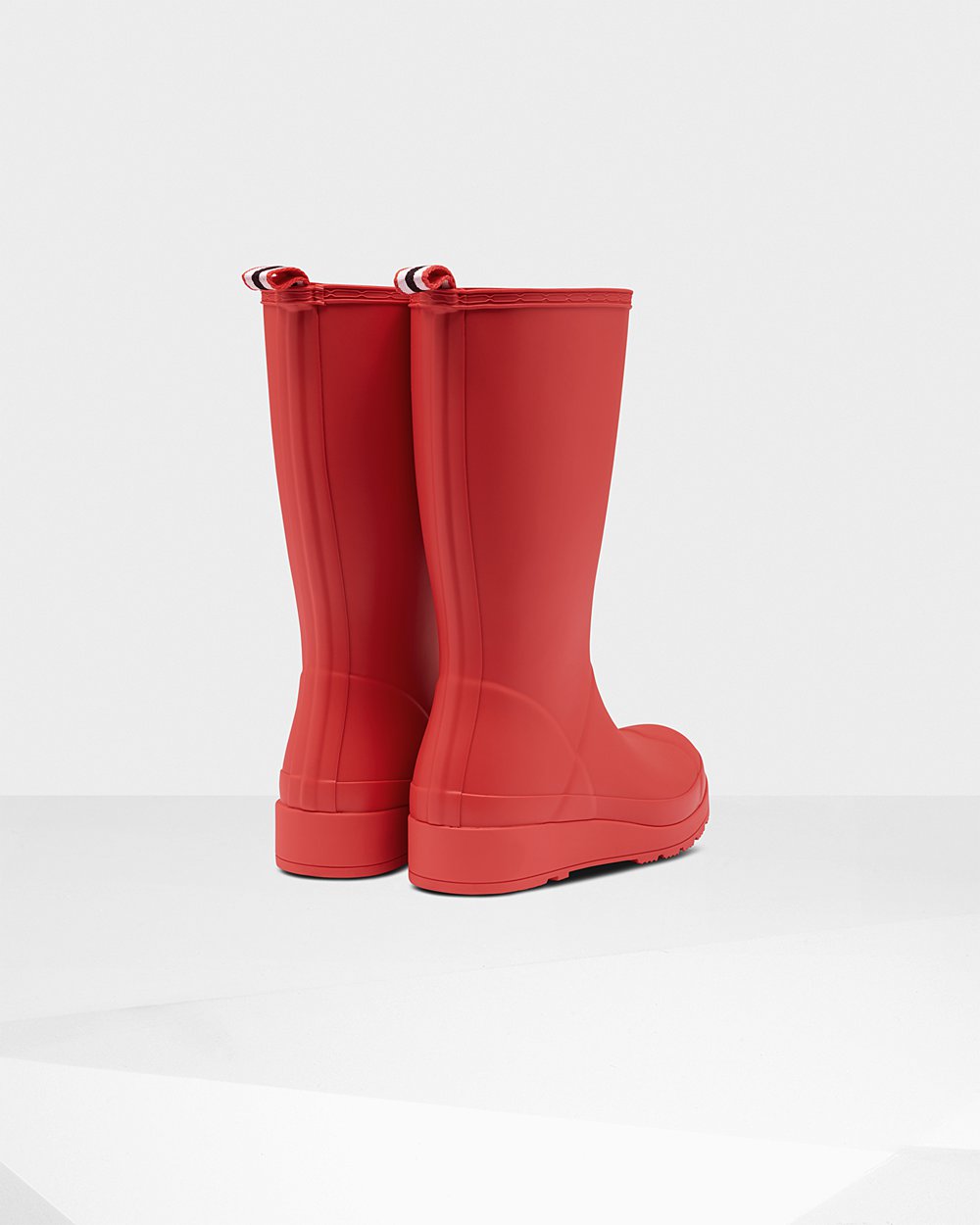 Play Botas Original Tall Rain Hunter Mujer - Rojos - 250943KBV